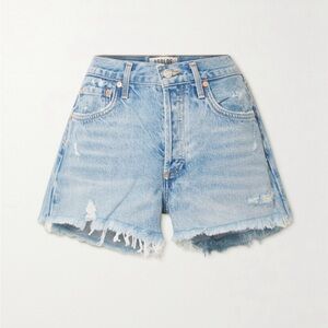 Agolde Parker Distressed Shorts in Swampmeet Size 30